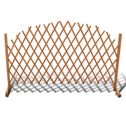 Picture of Extendable Wood Trellis Fence 5' 11" x 3' 3"