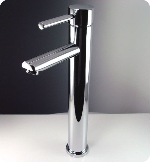 Picture of Fresca Tolerus Single Hole Vessel Mount Bathroom Vanity Faucet - Chrome