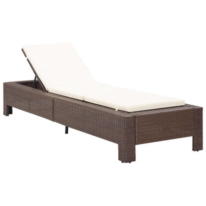 Picture of Outdoor Sunbed - Brown
