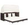 Picture of Outdoor 3-Seater SunBed - Brown