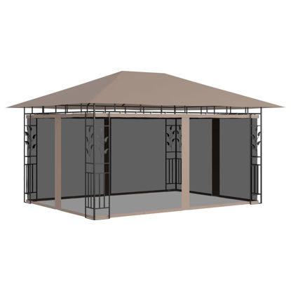 Picture of Outdoor Gazebo with Mosquito Net 13" x 10"