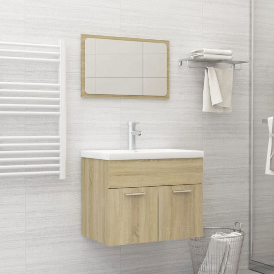 Picture of 23" Bathroom Furniture Set - Sonoma Oak