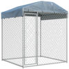 Picture of Outdoor Dog Kennel with Canopy Top - 6'