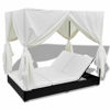Picture of Outdoor Lounger with Cover - Black