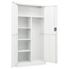 Picture of Office Steel Locker Storage Cabinet 35" - White