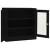 Picture of Office Steel Display Storage Cabinet 35" - Black