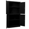 Picture of Office Steel Storage Cabinet 35" - Black