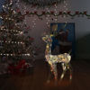 Picture of Christmas Decor 4' Acrylic Reindeer with LED - Multi-Color