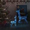 Picture of Christmas Decor Acrylic Reindeers with LED - Blue