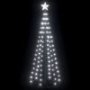 Picture of 6' Christmas Tree Cone with LED - White