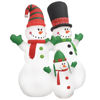 Picture of 8' Inflatable Christmas Snowmen with LED