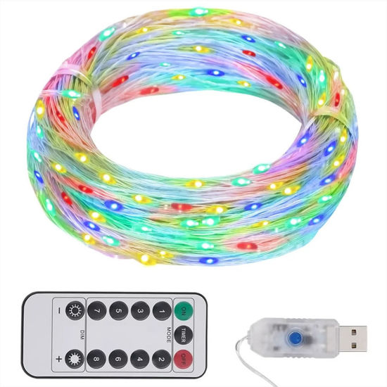 Picture of 98' Christmas String with LED - Multi-Color