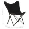 Picture of Living Room Leather Butterfly Chair - Black