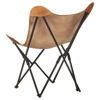 Picture of Leather Butterfly Chair - Brown