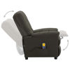 Picture of Living Room Fabric Electric Recliner Massage Chair