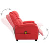 Picture of Living Room Recliner Massage Chair - Red