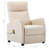 Picture of Recline Fabric Massage Chair - Cream