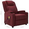 Picture of Living Room Recliner Massage Chair - W Red