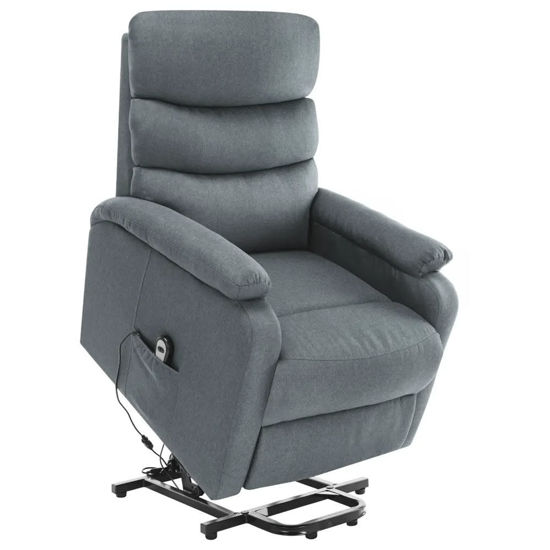 Picture of Living Room Recliner Fabric Massage Chair - L Gray