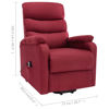 Picture of Living Room Recliner Fabric Massage Chair - Red