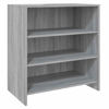 Picture of Wooden Sideboard with Storage Cabinet and Shelves SEW 3 pc - Gray
