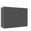 Picture of Storage Cabinet with Drawers 34" EW - Gray