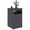 Picture of Storage Cabinet with Drawers 15" - Gray