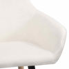 Picture of Dining Fabric Chairs with Armrest - 2 pc Cream