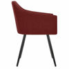 Picture of Fabric Dining Chairs - 2 pc W Red