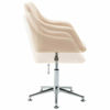 Picture of Dining Fabric Chairs with Armrest - 2 pc Cream
