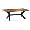 Picture of Dining Table Wooden 79" - SRW