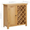 Picture of Wooden Wine Rack Cabinet with Storage 31" SOW