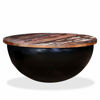 Picture of Wooden Round Coffee Table with Storage 24" SRW