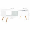 Picture of Living Room Coffee Table with Drawer 39" - White