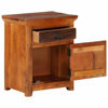 Picture of Bedroom Wooden Nightstand Storage Cabinet 16" - SAW