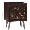 Picture of Wooden Bedroom Nightstand with Storage 16" - SRW