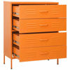 Picture of Sideboard Chest Storage Cabinet 31" - Orange