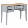 Picture of Wooden Desk with Drawers 43" - Gray