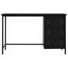 Picture of Steel Desk with Drawers 47" - Black