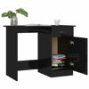 Picture of Contemporary Home Desk High Gloss 39" - Black