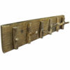 Picture of Home Rustic Wooden Wall-Mounted Coat Rack 24"