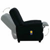 Picture of Living Room Fabric Electric Recliner Massager Chair - Black