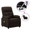 Picture of Living Room Fabric Electric Recliner Massage Chair - D Brown