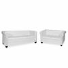 Picture of Faux Leather Sofa Sets - White