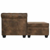 Picture of Living Room Artificial Leather Sofa 79" - Brown
