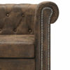 Picture of Living Room Artificial Leather Sofa 79" - Brown