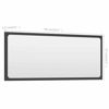 Picture of Bathroom Mirror 35" - Gray