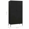 Picture of Industrial Steel Storage Cabinet 35" - Black