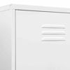 Picture of Industrial Steel Locker Steel Wardrobe Storage Cabinet 35" - White