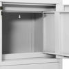 Picture of Office Steel Storage Locker Cabinet 35" - L Gray